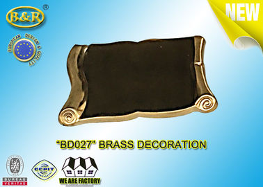 REF. BD027 Brass 일폭 묘비 훈장 물자 구리 합금 크기 9×13 Cm