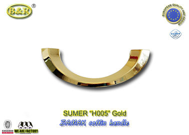 H005 금 &amp; 는 색깔 이탈리아 디자인 달 모양 금속 관 손잡이 zamak 관 부속품 크기 20.5*7.5cm
