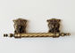 강철봉을 가진 금속 관 막대기 H019 amak 금속 관 손잡이 30 x 9.5 cm 고대 청동색 색깔