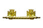 아연 관 금속 손잡이, 금속 장례식 부속품 30 x 9.5cm 금 색깔 zamak 관 막대기