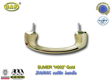유럽식 Zamak 관 손잡이 H002 금 색깔 17.5*6.3cm 놀이쇠는 금속 관 기계설비를 설치합니다