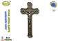 Zamac 40*16cm D026A 앙티크 청동 색깔 zamak 관 훈장에 있는 예수와 가진 Croix 십자가 그리고 그리스도 수난상