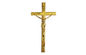 Zamak 카톨릭교 십자가 및 그리스도 수난상의 나무로 되는 관 훈장 D006